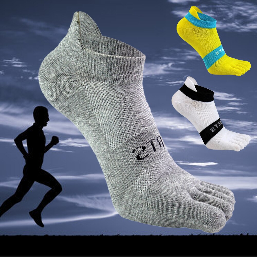 Five Finger Socks Men Pure Cotton Sports Breathable Comfortable Shaping Anti Friction Men's Five Finger Socks