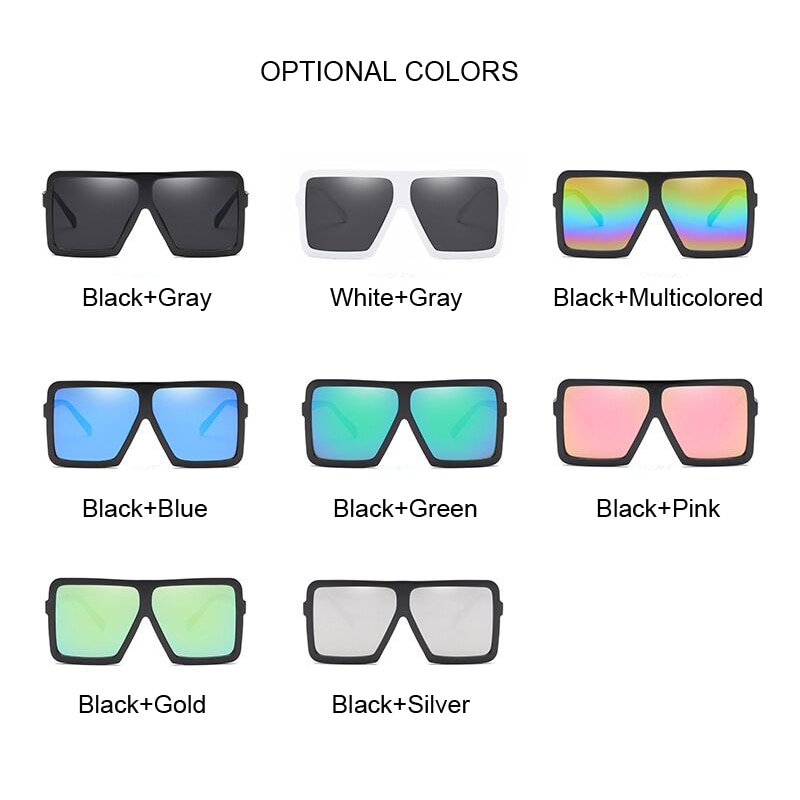 Vierkante zonnebril dames luxe man/vrouw zwarte zonnebril man vrouw klassiek vintage buiten oculos de sol
