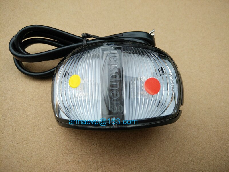 LED outline marker lamps clearance side marker lamps lights E4 approved. AMBER/RED trailer parts