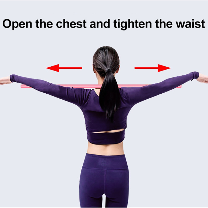 Yoga Sticks Stretching Tool Multifunction Open Shoulder Beauty Back Posture Correction Stick Bodybuilding Home Fitness XA92L