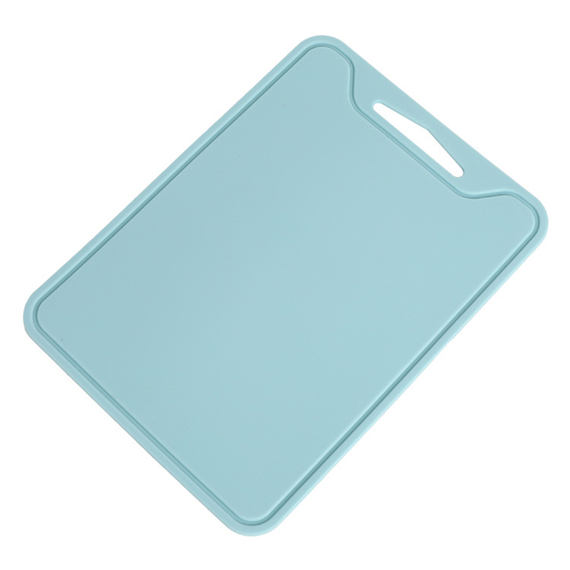 Reversible Silicone Cutting Board Non-slip Kitchen Mat for Meat and Vegetable Dishwasher Safe Chopping Board for Outdoor Camping: Blue