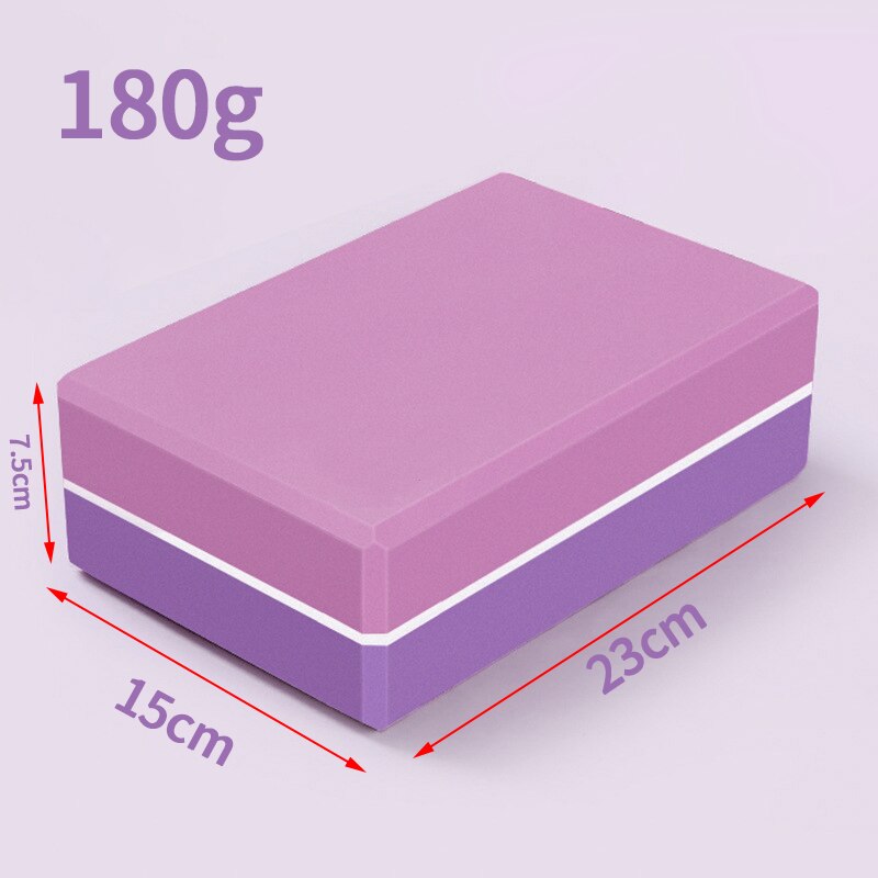 -EVA Yoga Block Brick Pilates Sports Exercise Gym Foam Stretching Aid Body Shaping Health Training for Women