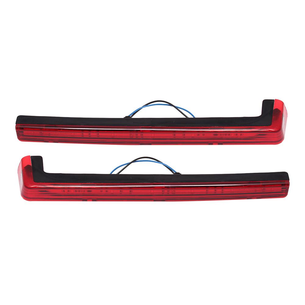 Motorcycle Red Tour Pak Pack Accent Side Marker Panel LED Light For Harley Touring Electra Road Glide FLHT FLHTCU 2006