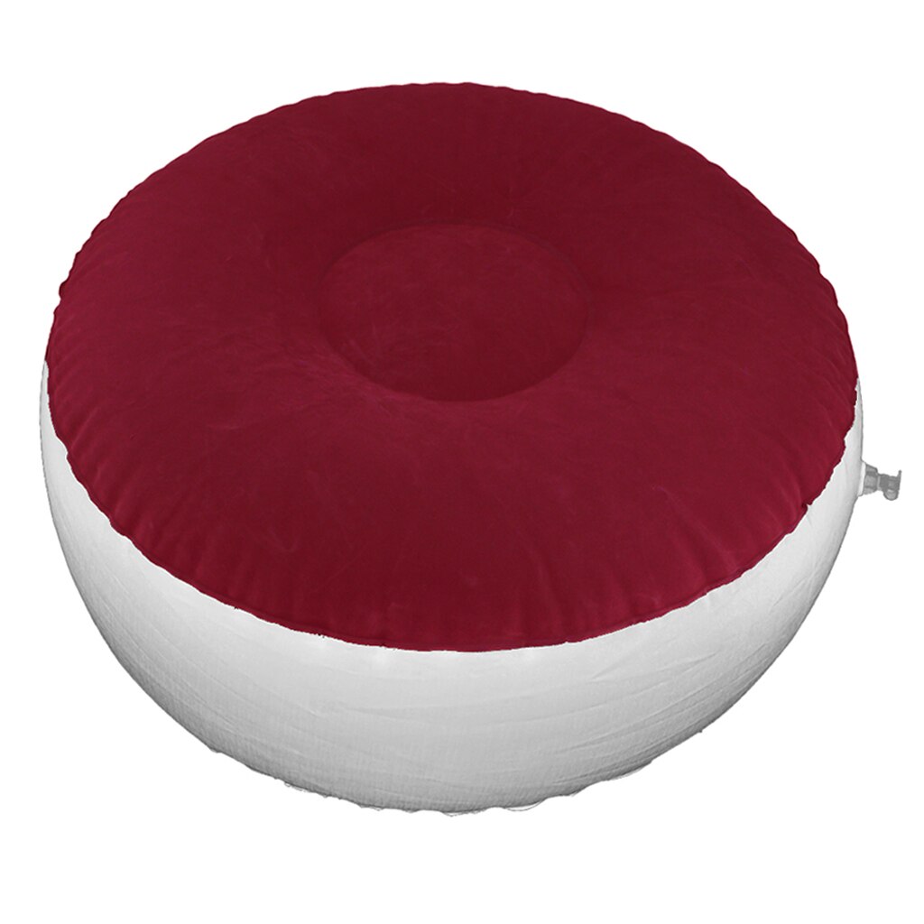Aufblasbare Hocker Hocker Tragbare Terrasse Salon Luft Stuhl Hocker 62x32cm