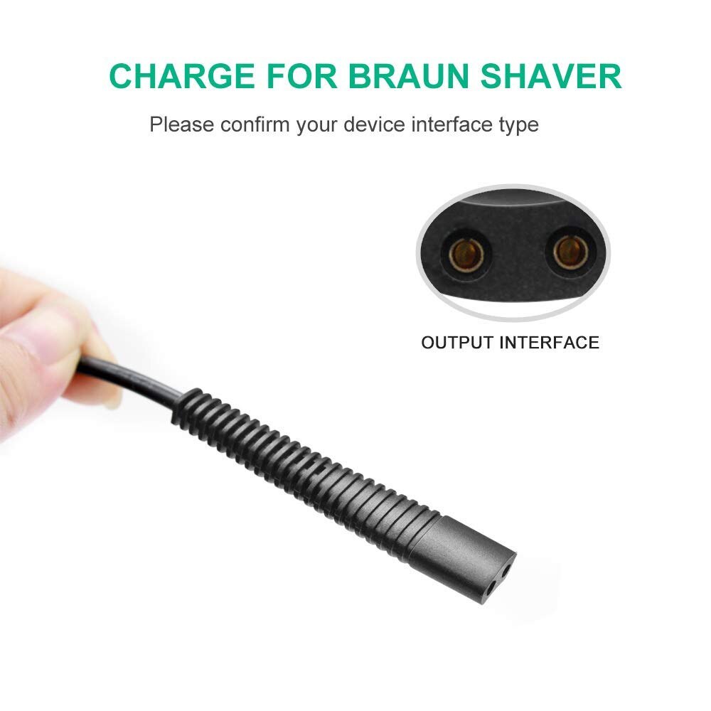 Braun barbermaskiner oplader til 4737 4739 4740 4745 4746 4747 4775 477 4776 4835 4846 4875 4876 5411 5412 5210 braun barbermaskine oplader