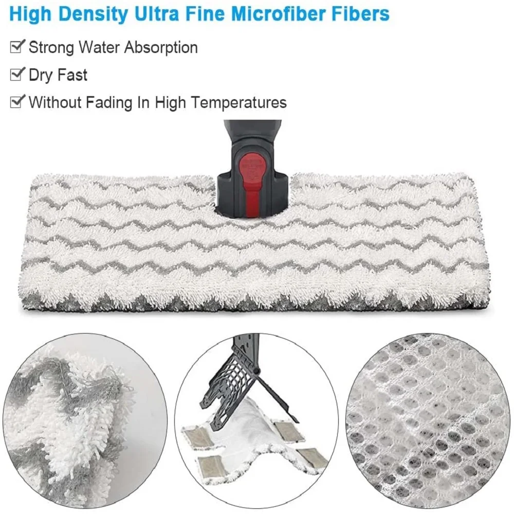 Tvättbara och återanvändbara ångmoppdynor som ersätter shark pro och genius steam pocket mop system