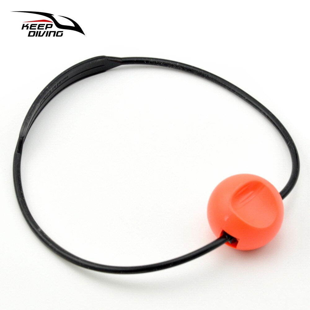 Bola de impacto de cilindro de buceo, Aldán de tanque Banger, dispositivo de señal subacuática, suministros para buzos: Orange