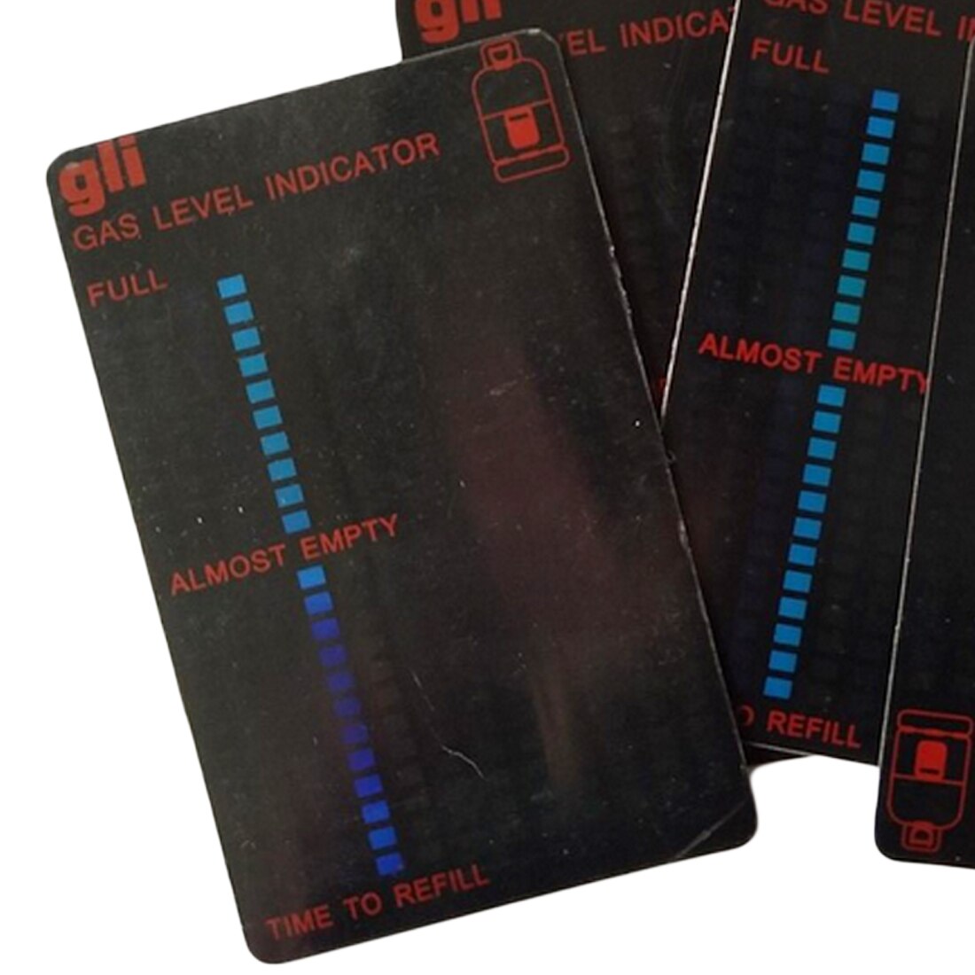 Caravan Bottle Propane Butane Fuel Gas Tank Level Indicators Gas Tank Level Indicator Magnetic Gauge Gas capacity test sticker