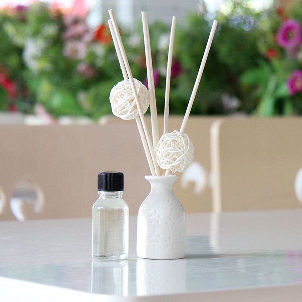DIY Aromatherapy Set Reed 30ML Oil Diffusers With Natural Sticks Delicate Ceramic Bottle And Scented Oil Home Decoration: K