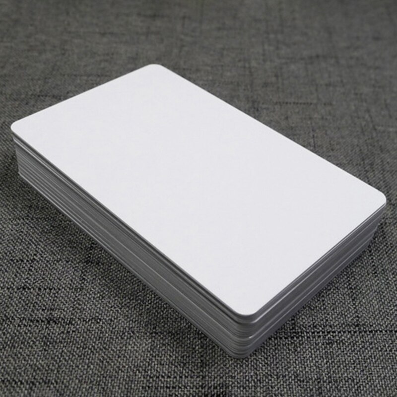 100 Pvc Plastic Cards Plastic Business Cards Stamping Double-Sided Printing Plastic Card Plastic Membership Card