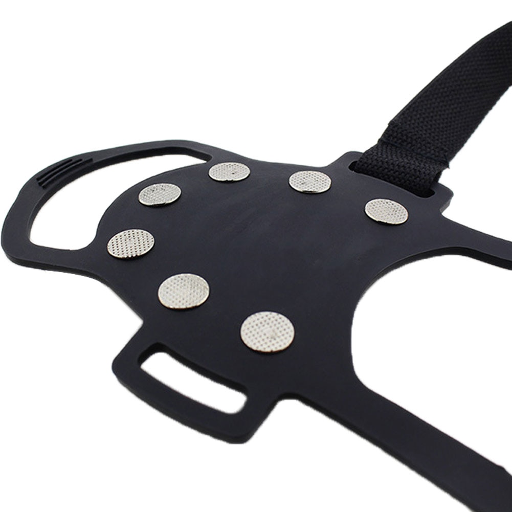 10 Studs Anti-Skid Snow Ice Climbing Shoe Spikes Grips Crampons Cleats Overshoes Crampons Spike Shoes Crampon