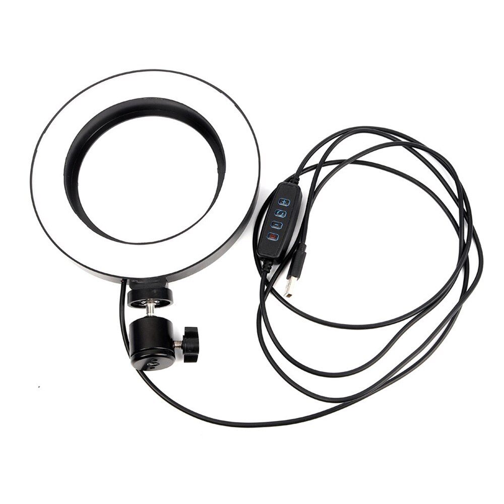 20cm LED ring light dimmable USB light for photography camera studio makeup light scene lighting