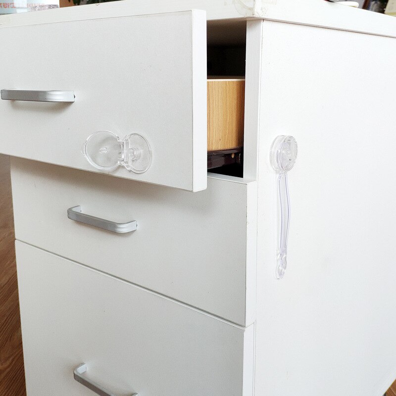 10pcs baby safe child lock kids Security Protector Baby Safety Lock Cupboard Cabinet Door drawer safety Locks