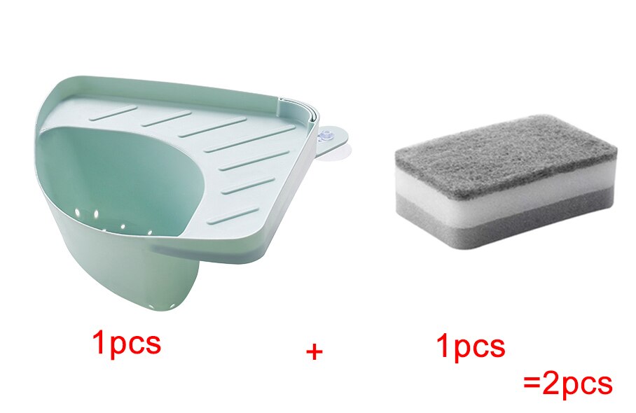 Tamis à égouttoir pour vaisselle, accessoires d'évier de cuisine, organiseur de porte-vaisselle: blue1pcs