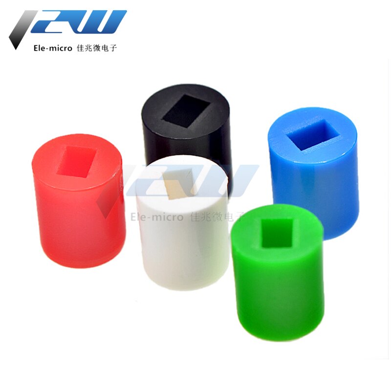 50 Stks/partij Knop Cap A06, cilindrische 6*7 Met 8.5*8.5 8*8 7*7 5.8*5.8 Switch Cap