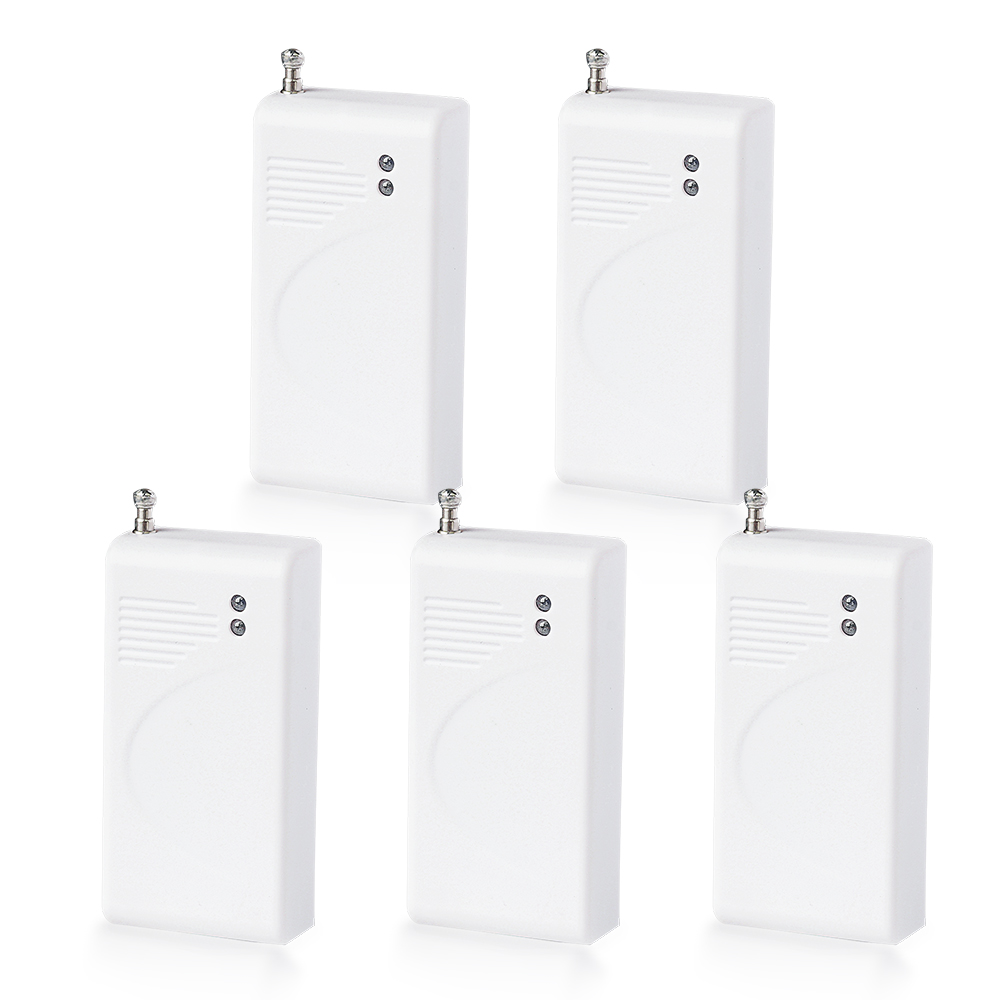Topvico 1/2/3/5pcs 433mhz Vibration Sensor Detector Wireless Door Window Glass Break Shock Opening Alarm Anti-theft Hub Required: SKY BLUE