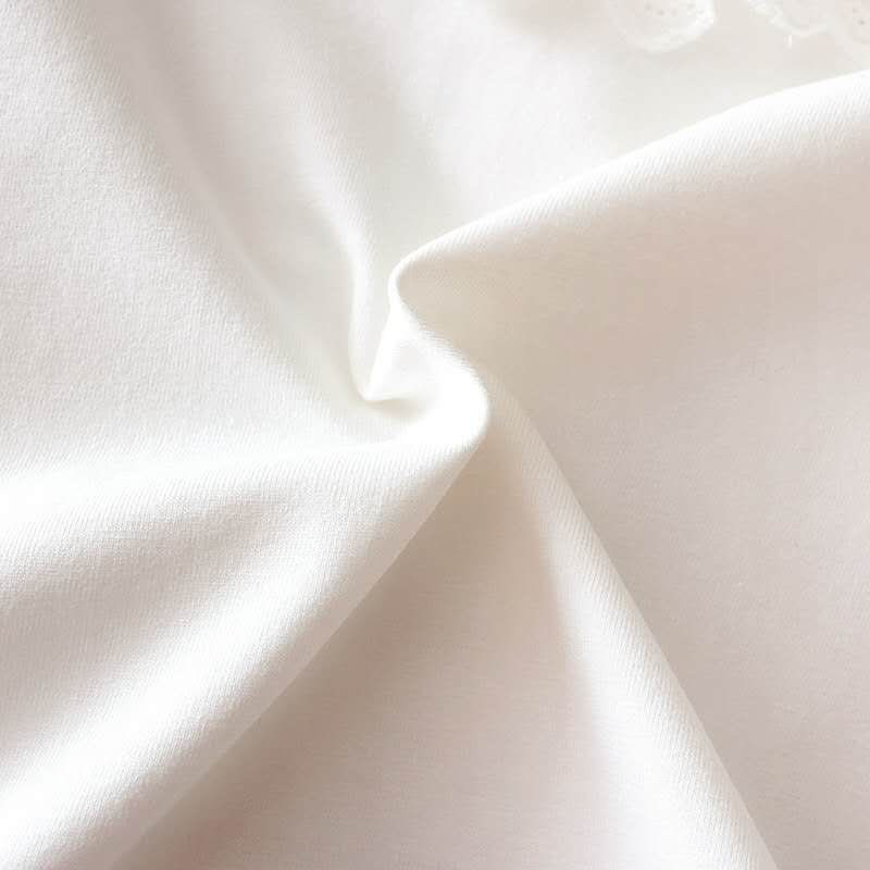 printemps et été chemise à fond mince pour enfants T-shirt blanc à manches longues vêtements pour enfants vêtements de fille hauts poupée en dentelle