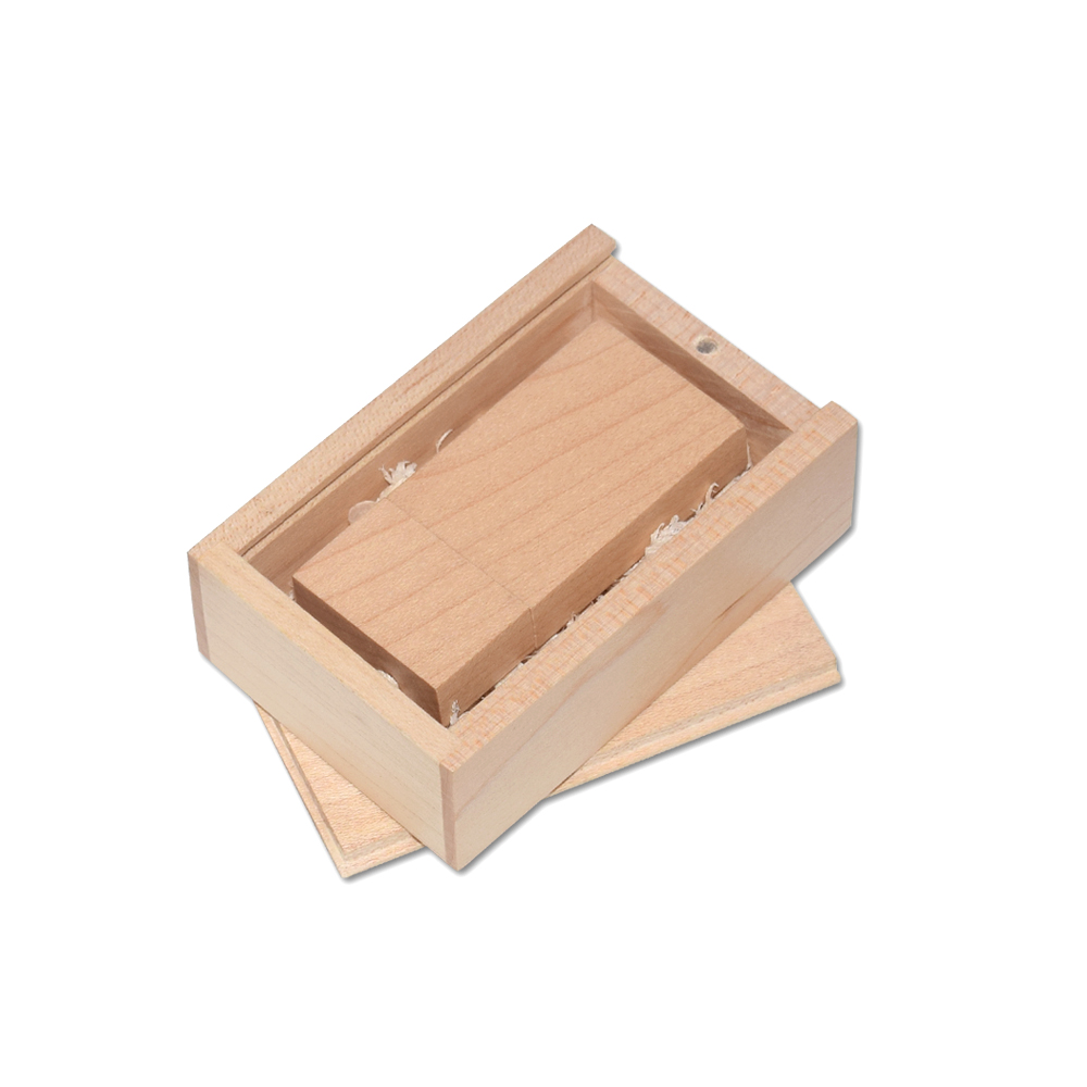 Wooden USB + Box Flash Drive Flash Disk Pendrive 4GB 8GB 16GB 32GB 64GB 128GB Memory Stick Photography: GRAY / 64 GB