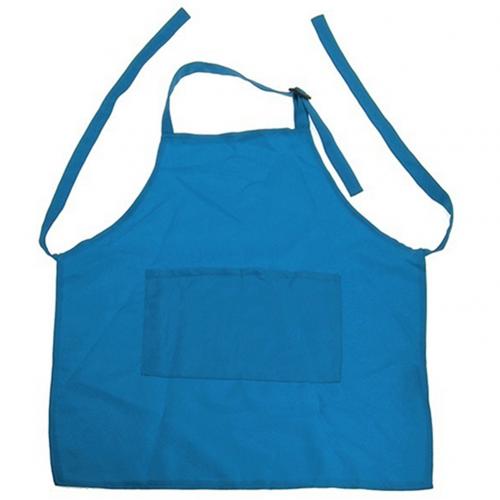 Kinderen Kid Koken Bakken Schilderen Koken Art Craft Plain Schort Pocket Bib: Blauw