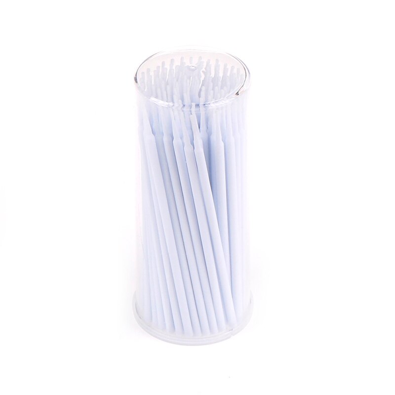100 stuks kleurrijke wegwerpbare individuele verwijderstaafjes microborstel wimpermake-up wimperborstels make-up tools