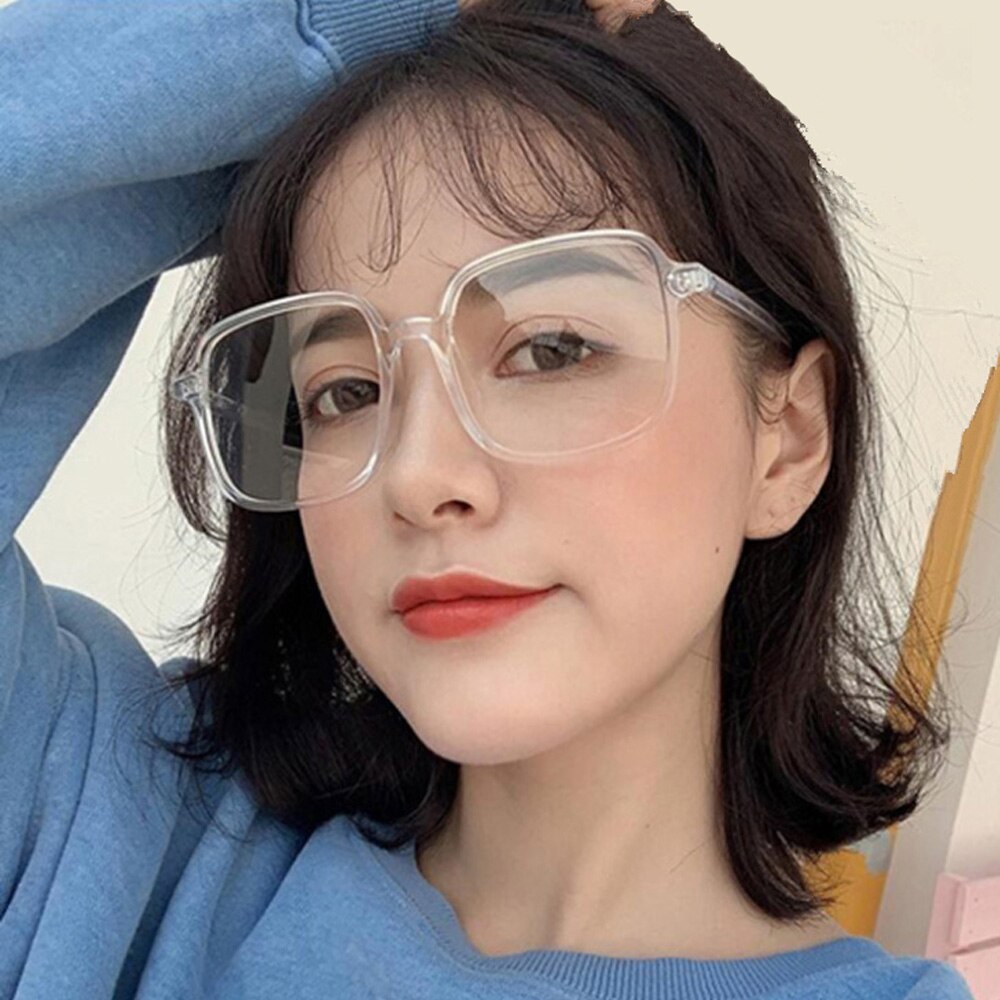 1Pc Anti Blue Ray Glasses Square Computer Gaming Eyewear Ultralight PC Frame Resin Lens Radiation Protection Glasses