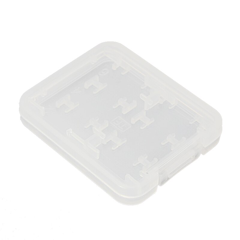 8 In 1 Plastic Micro Sd Sdhc Tf Ms Memory Card Storage Case Box Protector Holder