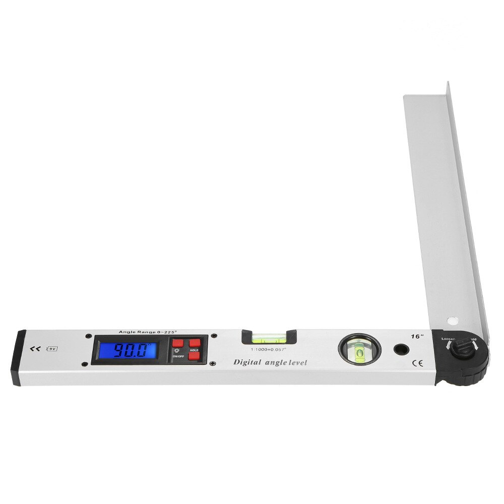 225 Degree Digital Display Angle Ruler Building Protractor Aluminum Alloy Digital Woodworking Goniometer TN99
