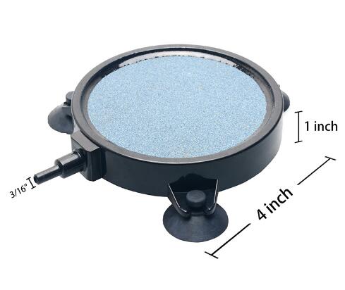 Verschillende diameters aquarium luchtsteen bubbel keramische schijf luchtpomp beluchter luchtsteen schijfplaat zuurstof diffuser accessoires: Default Title
