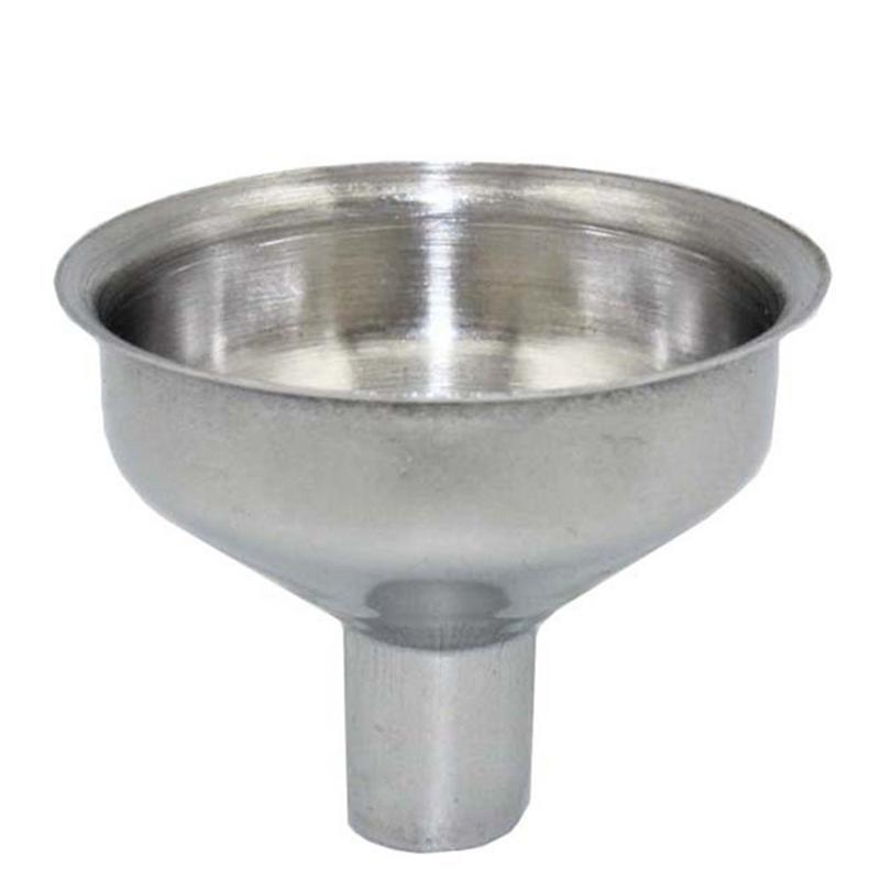 Mini Stainless Steel Bar Wine Flask Funnel Small Mouth Funnels for Filling Hip Flask Beer Liquid Bar Tools: C