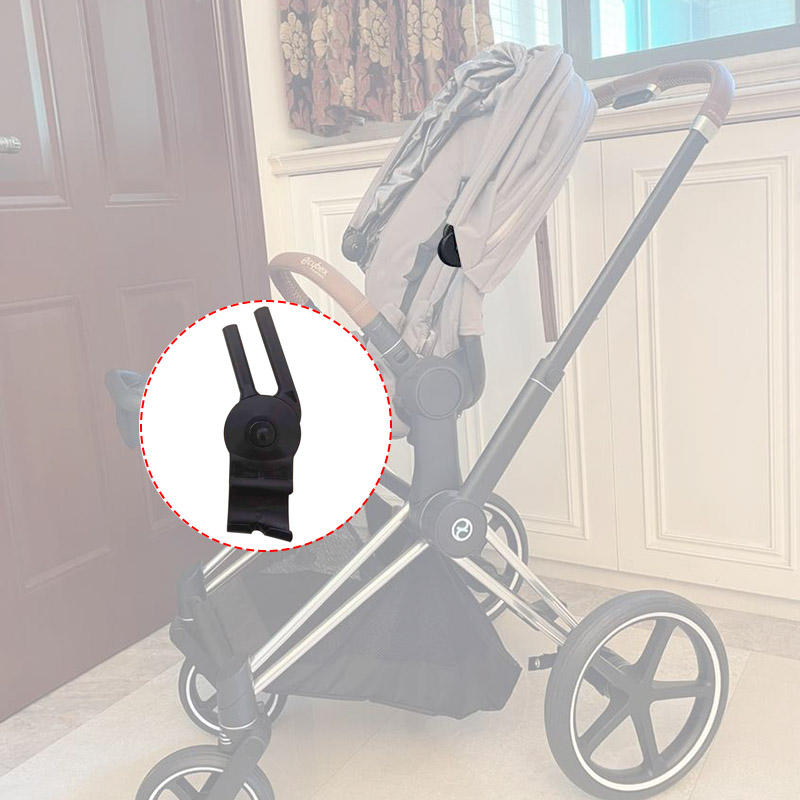 Accesorios para cochecito Compatible con Cybex Mios, ruedas de carrito, cesta de la compra, barra de parachoques, toldo, cierre de hebilla, adaptador de llave de asiento: awning buckle-L