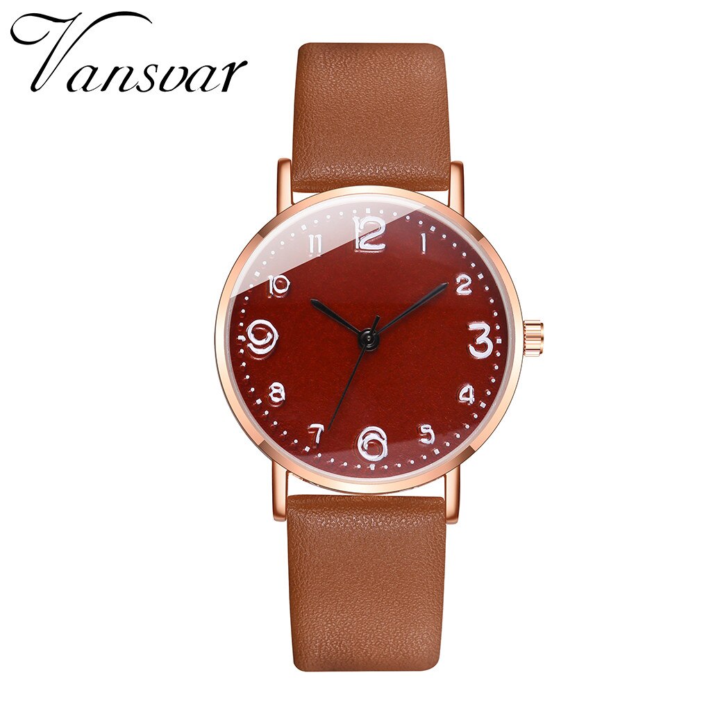 Analog Quartz Wrist Watch for women Simple Ladies Quartz Watch Temperament black Watch Female Models Bracelet watch: E
