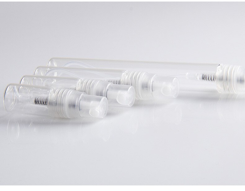 20 stks 2 ml 3 ml 5 ml 10 ml Transparante draagbare spray fles Parfum Flessen Flesjes Navulbare Parfum verstuiver Reizen Toegang