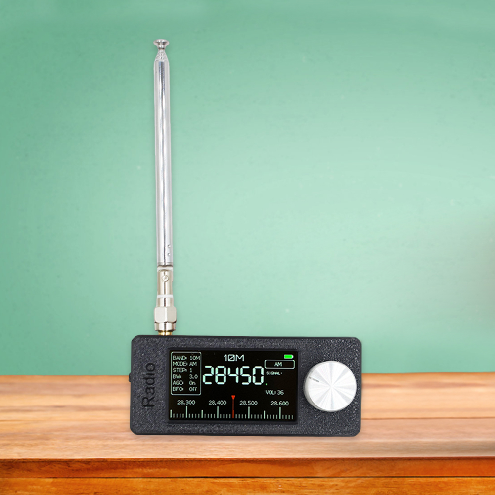 SI4732 0.5-108 mhz Mini Radio tascabile LSB USB AM FM Ricevitore radio tutte le bande con 2 pezzi Antenna FM/AM Radio HF SW MW VHF Radio