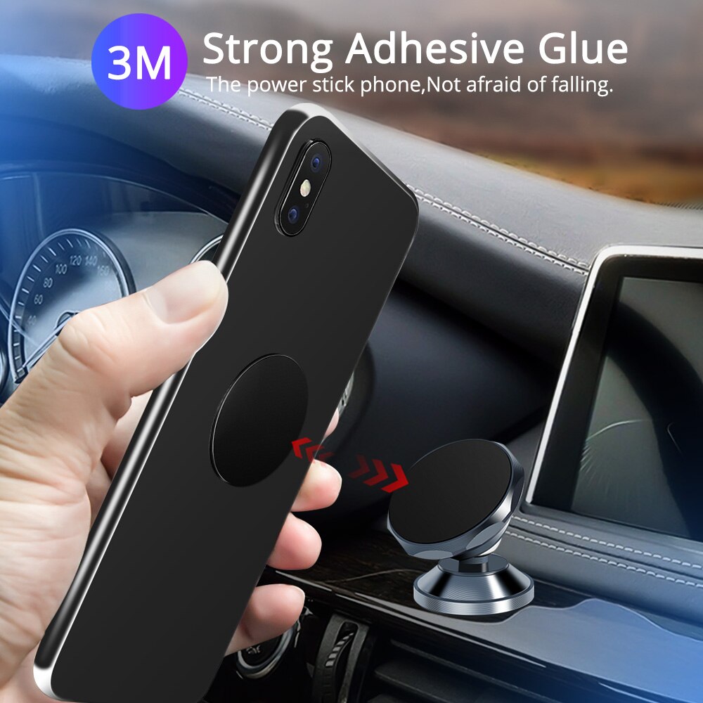 5pcs Magnetic Holder Metal Plate for Car Phone Holder Extra Sticker Magnet iron Sheet in Car Desk Magnetic Stands Accessories