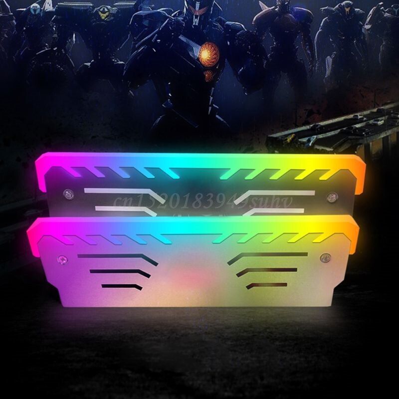 Muisti-ram rgb -jäähdytin jäähdytyselementti jäähdytysliivi diy-pc-pelille mod ddr ddr 3 ddr 4 -lisävarusteet