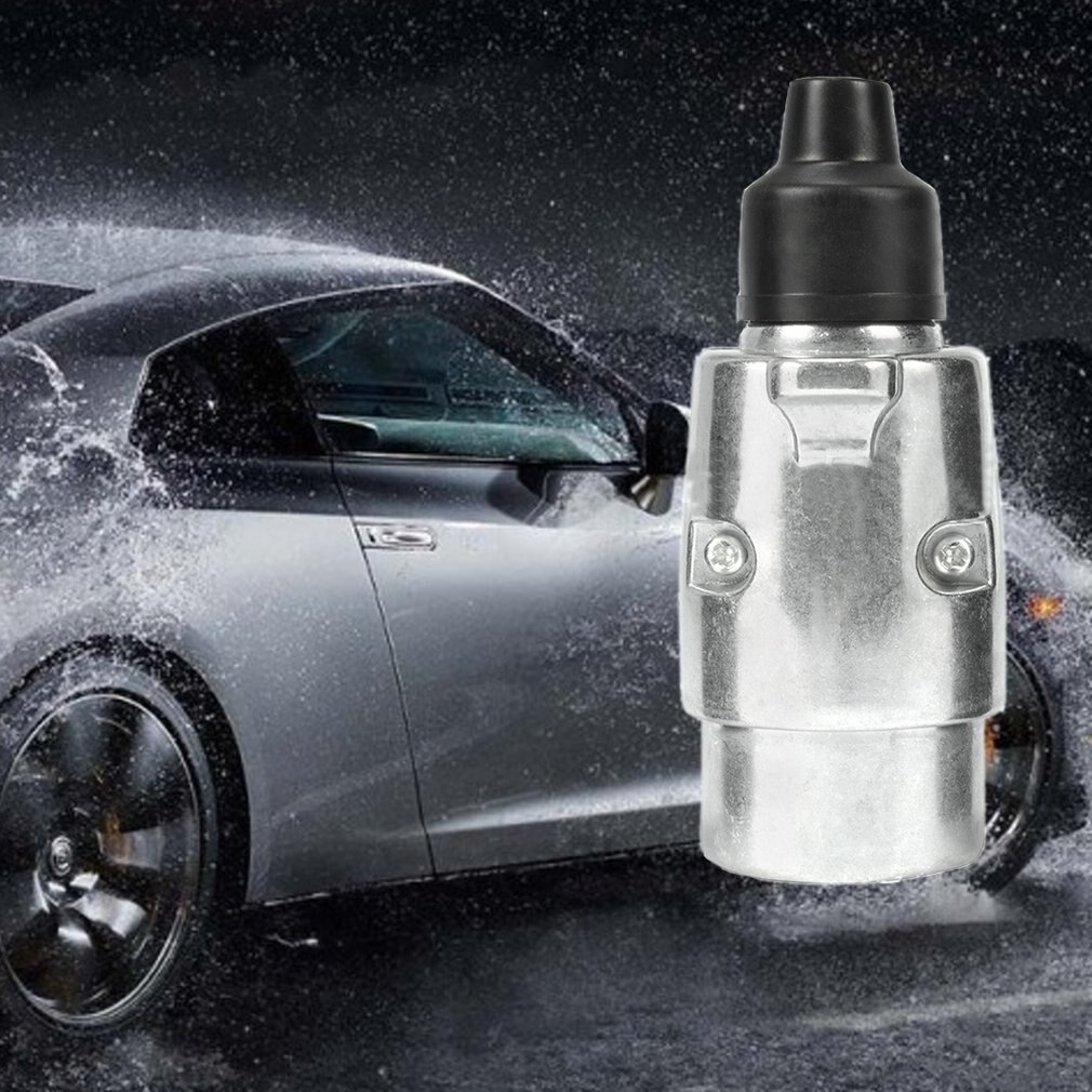 Truck Accessoires 7-Pin 12 Volt Aluminium Plug Truck Kabel Connector Europese Auto Trailer Signaal Licht Trailer Plug Truck kabel