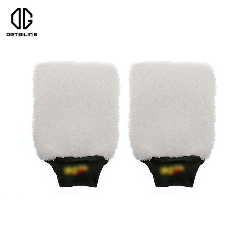 DETALHING-Luva De Lavagem De Carro, Plush Wash Mitt, Microfiber, Ultra Absorvente, Luvas De Limpeza, Auto Wash Acessórios, Ferramentas De Limpeza De Carro