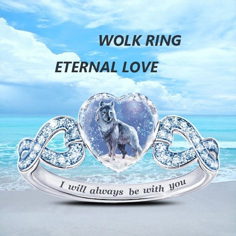 Æstetiske trendy krystal smykker ringe til teen piger smykker til kvinder vintage krystal ringe isulv hjerteformet krystal ring