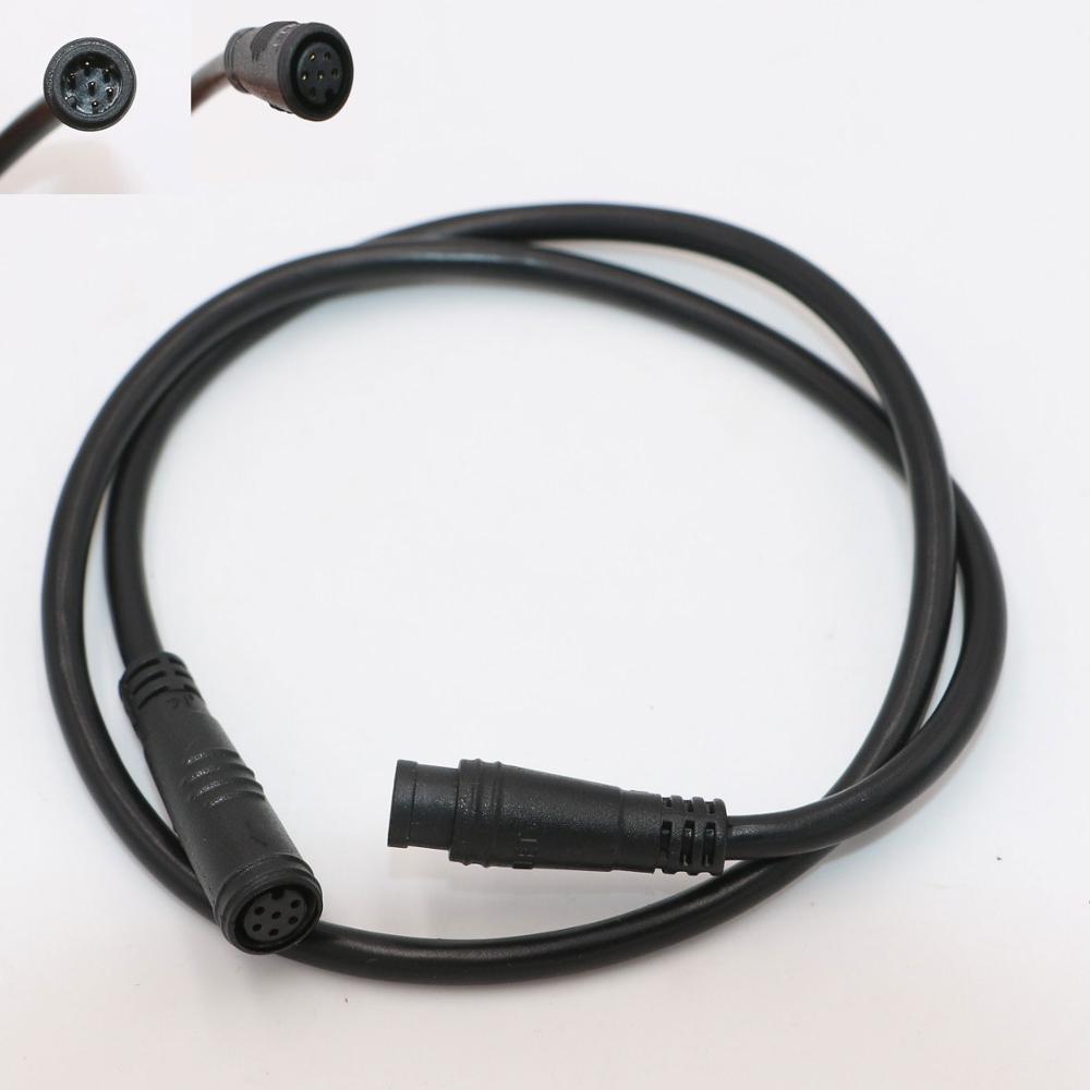 Julet Waterdichte Kabel Bafang Uitbreiding Cale Motor Licht Ebrake Throttle Display 2 3 4 5 Pin Ebike Conversie Kabel: 6pin 45cm