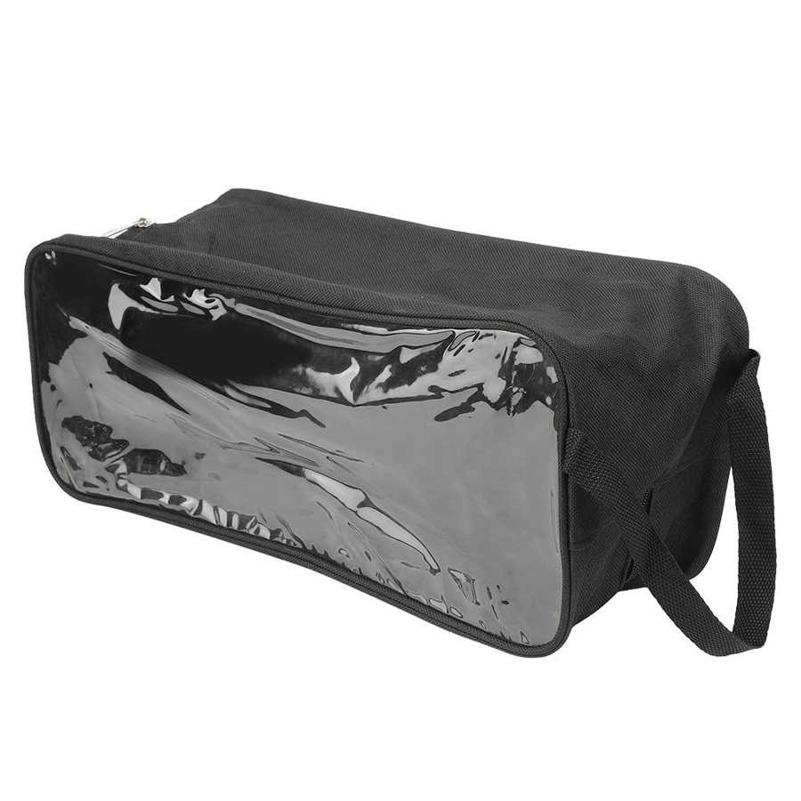 Shoes Bag Portable Breathable PU Shoe Storage Bag Double Zipper Organizer Package Accessories