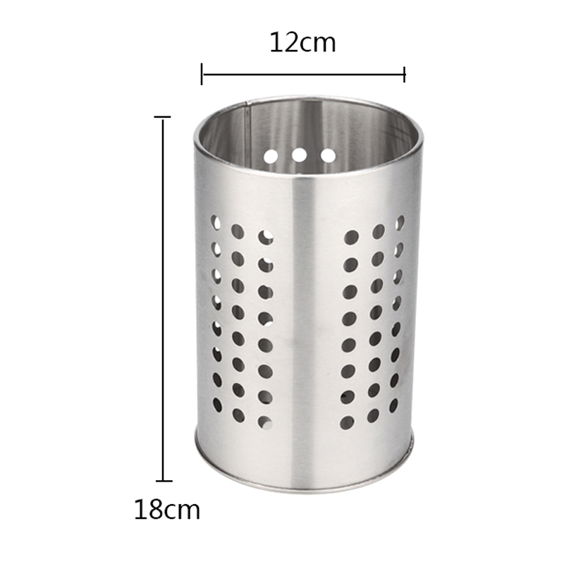 Stainless Steel Chopstick Storage Rack Shelf Basket Knife Fork Spoon Tableware Organizer Kitchen Cutlery Drain Holder Container