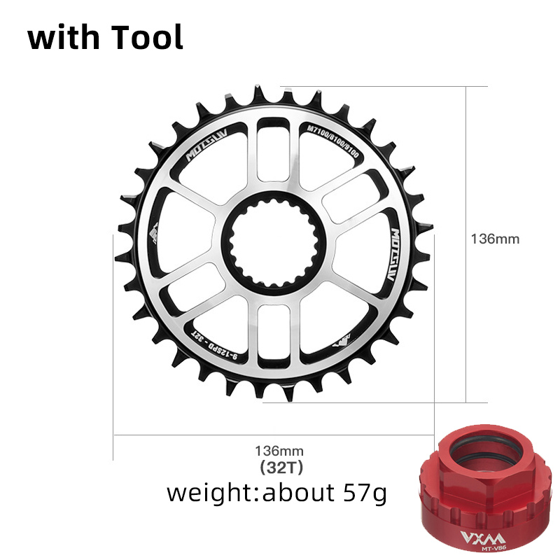 MOTSUV 12s Chainrings 30T/32T/34T/36T/38T/40T for SHIMANO Direct Mount Crank,FC-M9100 FC-M8100 FC-M7100,SM-CRM95 SM-CRM85/CRM75: Blue