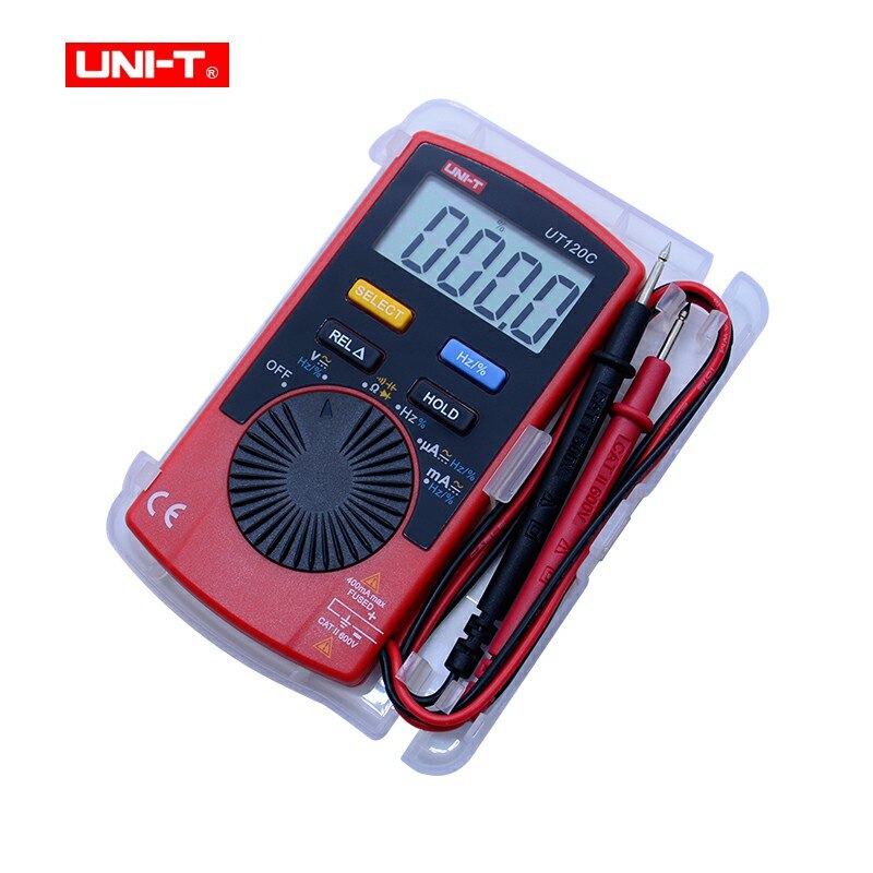 Mini Digitale Multimeter UNI-T UT120 Serie Digitale Lcd Palm Grootte Auto Range Multimeter Dc Ac Pocket