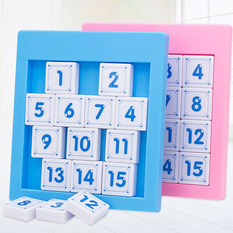Liczby przesuwne puzzle Tangram liczenie zabawek łamigłówka edukacyjna inteligentne gry dla dzieci dzieci
