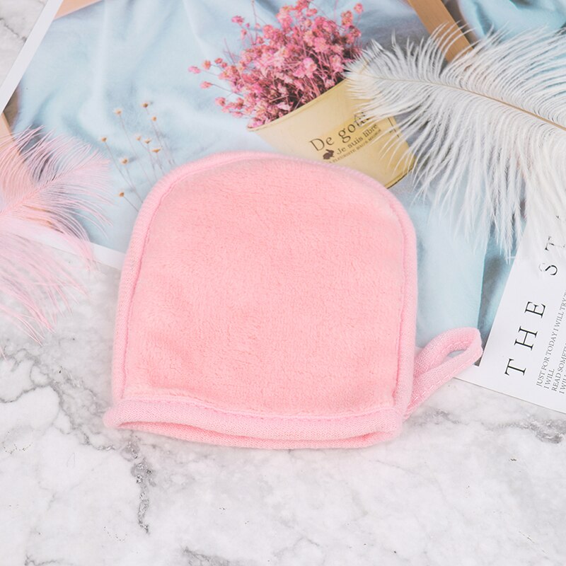 Reusable Microfiber Face Cloth Magic Face Towel Makeup-Remover Cleansing Glove For Women: PK