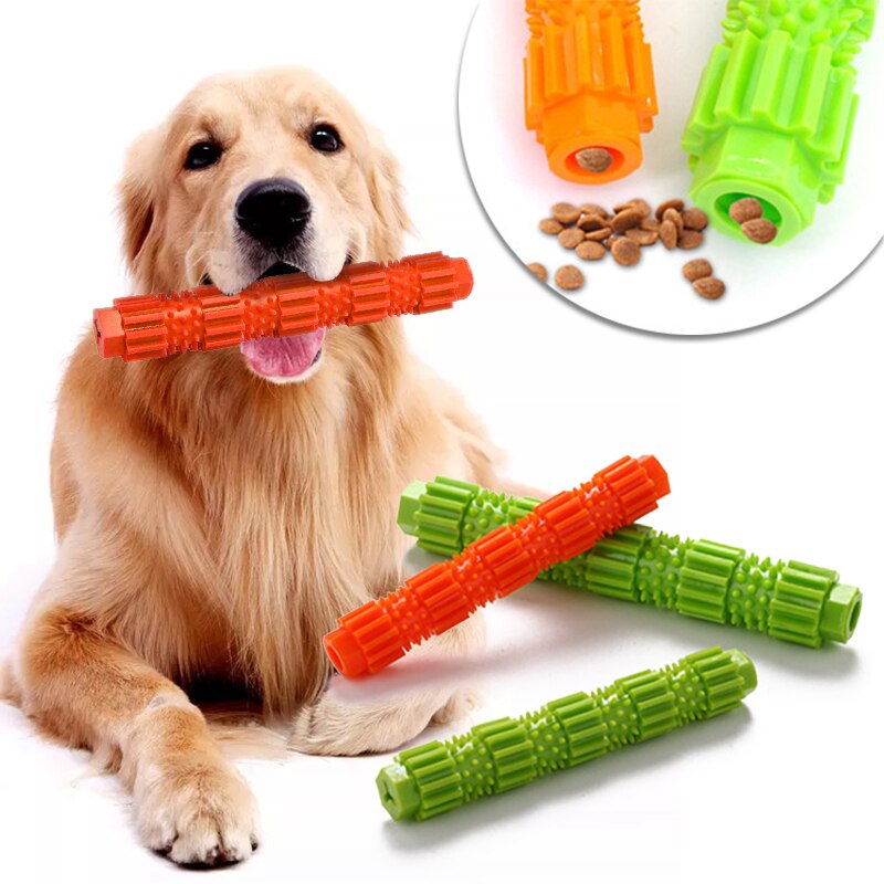 Goma de juguete para masticar para perros pequeños, juguetes de Limpieza de dientes para mascotas, mascarillas agresivas, juguetes dispensadores de comida para cachorros