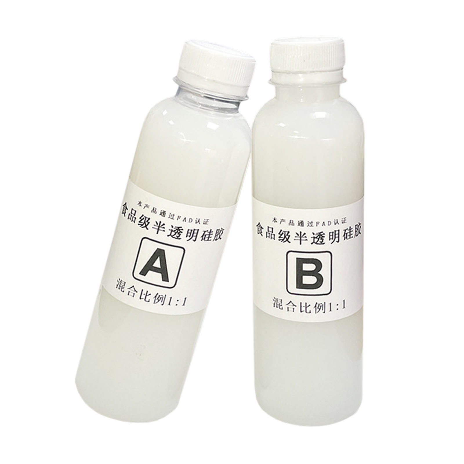 Silicone Mold Making Kit Translucent Silicone Rubber Liquid Silicone Rubber - 1:1 for Resin Casting Molds, Jewelry,Candle Molds