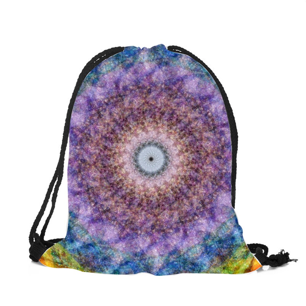 Mandala Blumen Druck Rucksack Neue Rucksack Männer Frauen unisex Schulter Tasche täglichen büro nützlich: 006