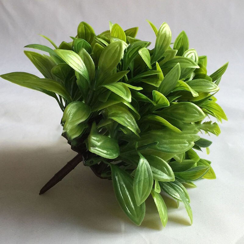 Planta de simulación de buena salud, Decoración similar a la vida, plantador decorativo de hojas de eucalipto para el hogar y la Oficina