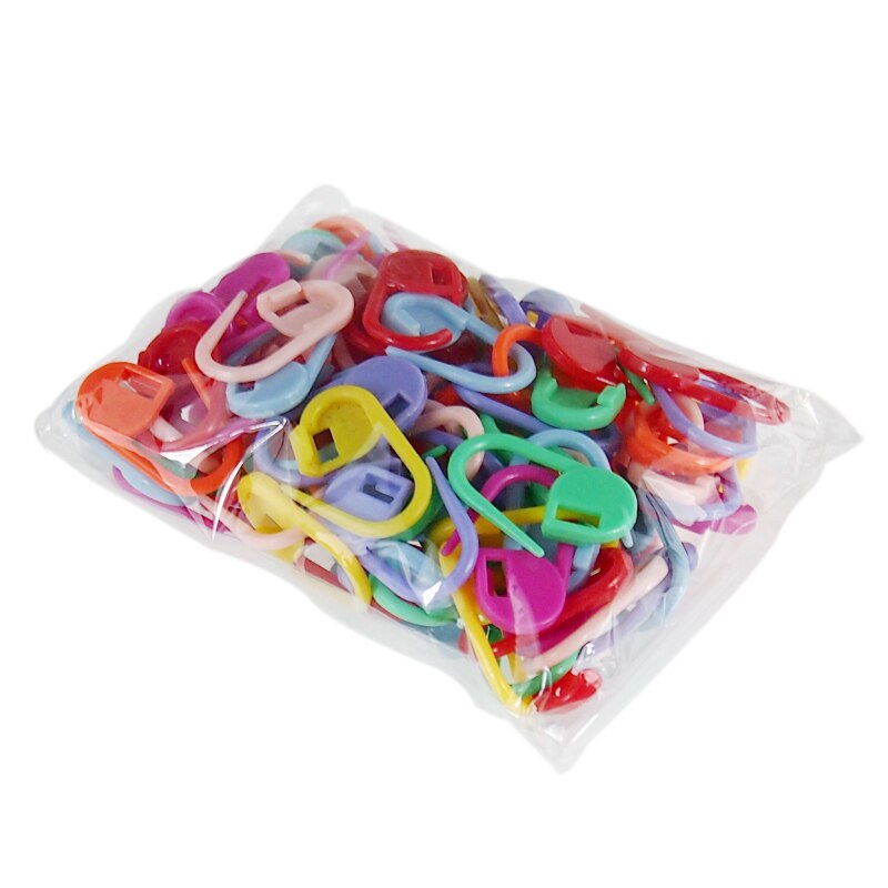 20/50/100 Stuks Kleurrijke Plastic Breinaalden Haak Locking Stitch Markers Haaknaald Klink Breien Clip Naaien gereedschap Clip